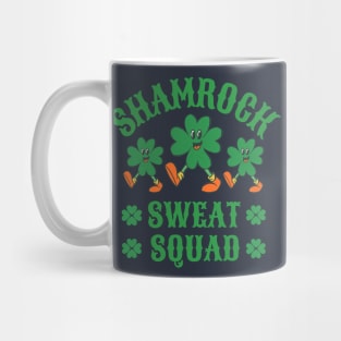 Shamrock Sweat Squad Workout Funny T-Shirt Mug